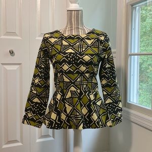 Ankara peplum top
